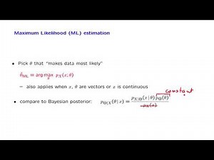 L20.9 Maximum Likelihood Estimation