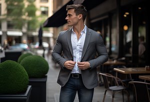 Men's Blazer Vs. Suit Jacket With Jeans: Which Style Looks Best?