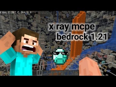 X ray mcpe mod 💀 100% working Bedrock 1.21 Free download mod 💥