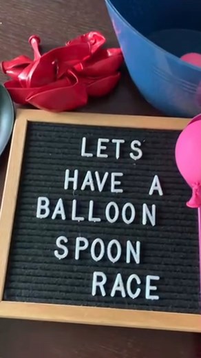 Play a fun and easy game of balloon spoon race with the entire family. Race to the finish line of excitement and watch as laughter soars! https://bit.ly/49EhgC4 Things Needed: - Spoon - Balloons How to Play: -Fill a container with inflated balloons - Set up a start and finish line - Grab a spoon and balloon - First one to drop the balloon loses 📷: keepingupwiththecs | Party City