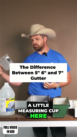The real difference between gutter sizes revealed!
