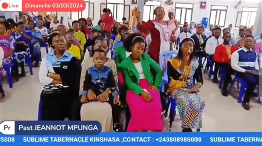 MAMAN GRACIEL MUTOMBO CHANTE AU SUBLIME TABERNACLE KINSHASA | Pasteur Grace Mutombo tv