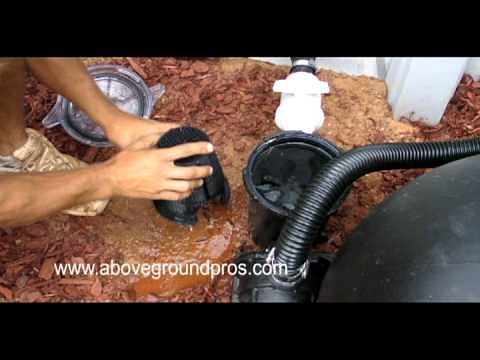 How to Clean Your Pump Basket (and keep your feet dry) in an Above Ground Pool