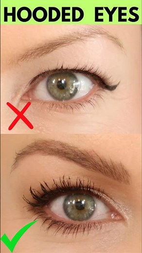 EYESHADOW TUTORIAL for HOODED EYES #eyemakeup #hoodedeyes
