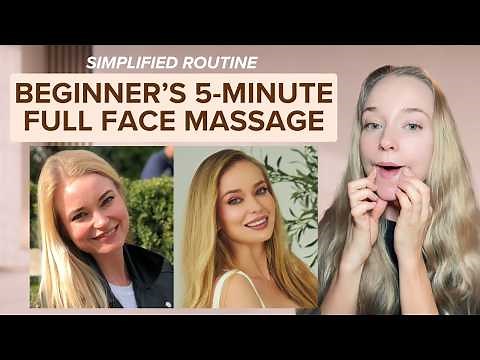 Beginner’s 5-Minute Full-Face Massage Simplified Routine | Anastasia Beauty Fascia