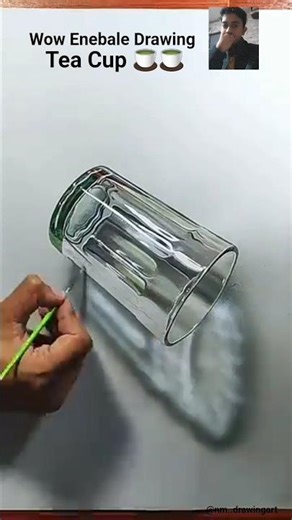 How 🤔 to Draw a Tea Cup ☕ | Realistic Tea Cup Drawing | Step by Step | @Nm..drawingart