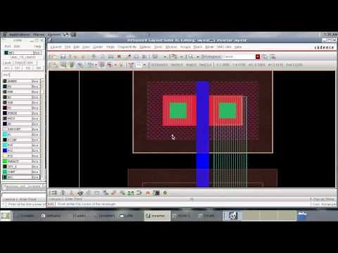 Cadence tutorial - CMOS Inverter Layout