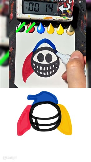 Drawing Prototype in 30Sec (PoppyPlaytime) #art #tiktok #trending #shorts #MillkunTV