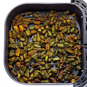 Air Fryer Okra (Super Crispy) - Wholesome Yum