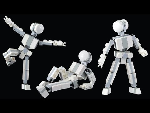 🞴 Small Poseable Figure - LEGO MOC Tutorial