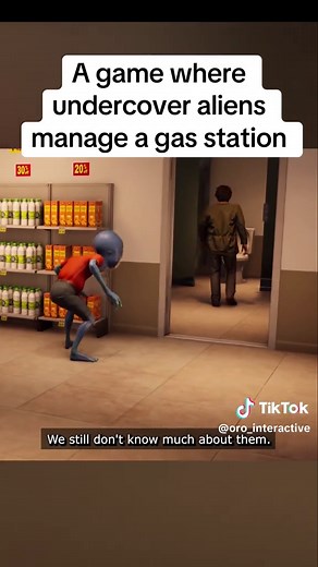 The game is called Roadside Research. Play 1-4 players and manage a gas station with your friends while you prepare for aliens to arrive on earth #gaming #tiktokgaming #whattoplay #aliens #simulator #game