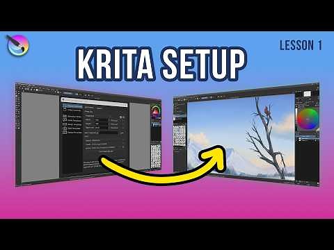 Krita Tutorial for Beginners: Start Painting in 8 Minutes 🎨