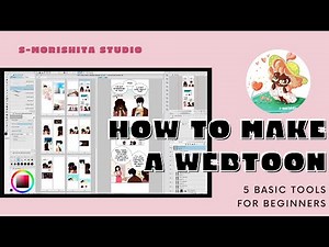 How to Make a Webtoon Beginner Guide: 5 Basic Tools I use in Clip Studio Paint