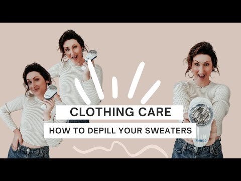 Clothing Care: How To Depill A Sweater To Make It Look New Again