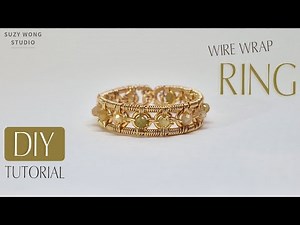 Simple Seamless Wire Wrap Ring Tutorial| Easy Ring| DIY Ring| DIY Jewelry| How to make