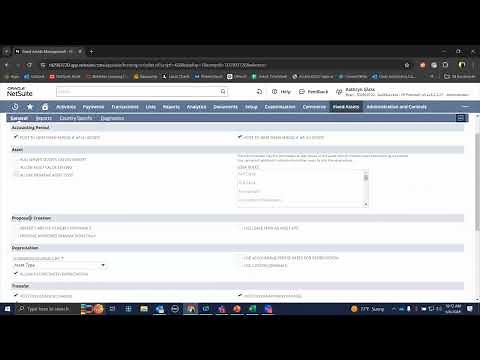 NetSuite Fixed Asset Module
