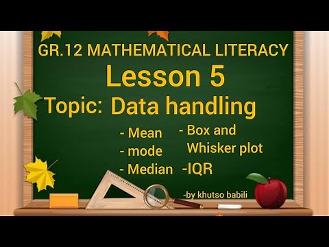 Grade 12 Mathematical Literacy Data Handling