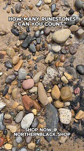 How many rune stones can you count in this video? Sets of Elder Futhark rune stones can now be purchased through the link our bio or by going to NorthernBlack.shop! 10 unique colour stones sets that include a guide to the stones and how to read them are included! What will the runes tell you? #runestone #runes #runemagic #runes #norserunes #runereading #runestones #norse #nordic #viking #vikingart #nordicart #elderfuthark | Northern Black