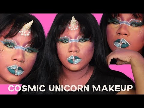 Cosmic Unicorn Makeup | Day 9 of Glam & Gore ✨🦄🌌