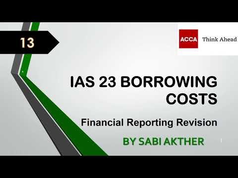 IAS 23 Borrowing Costs - Revision Crash Course Day 13