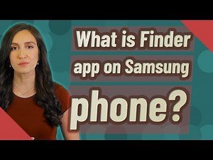 What is Finder app on Samsung phone?