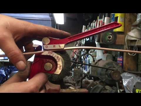 How to bend brake lines