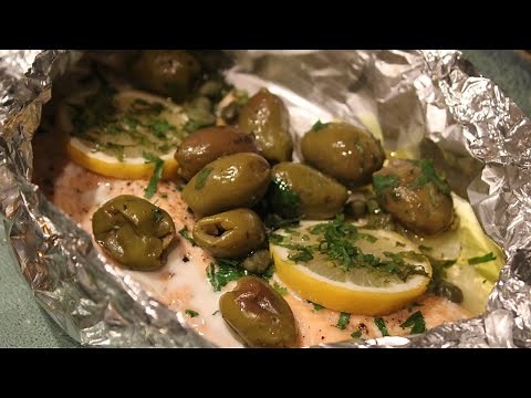 Oven Baked Trout Fillet (baked fish in foil)