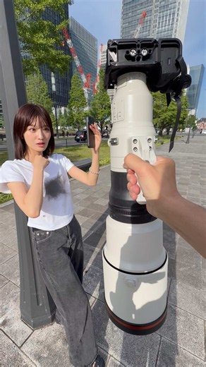 600mmストリートカメラマン📸 あなたの街にも現れるかも @奥田こころ #streetphotography #600mm #望遠レンズ #telephoto #ストリートフォト
