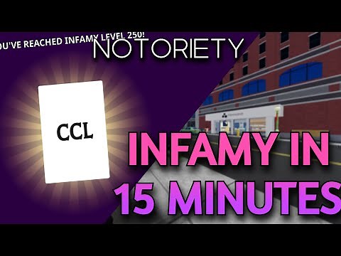Notoriety | Level 0 to 100 in 15 minutes