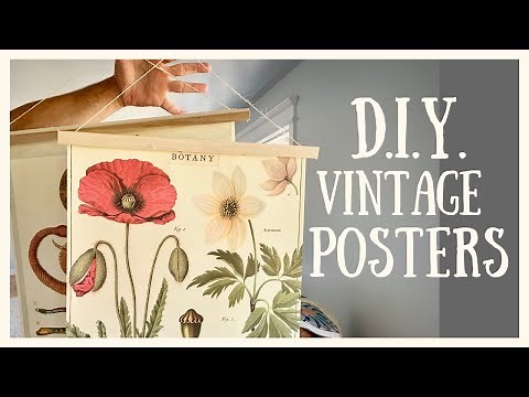 DIY Hanging Poster Frames - Easy and Affordable Decor