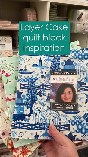 Layer Cake quilt block inspiration!