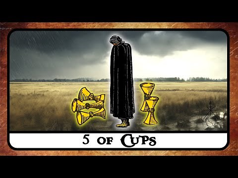 5 of Cups Tarot Card Meaning ☆ Reading, Reversed, Secrets, History ☆