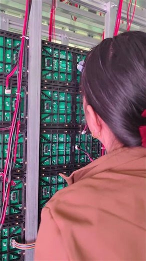 LED Module Burn-In Test | Quality Check #leddisplay #unit #led #ledscreen #ledmodule #aging