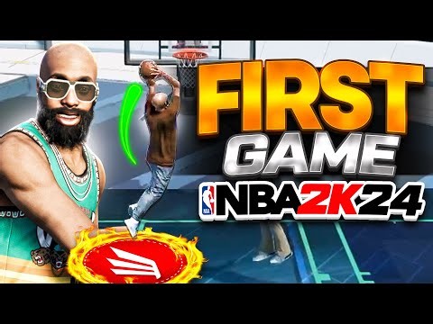 My FIRST Park Game in NBA 2K24: Dominating with my Two-Way Spot-Up Threat! 🏀
