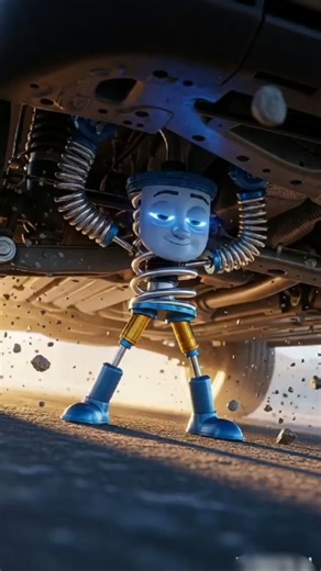 Smooth Ride Ka Secret: Suspension System Comes Alive 🚗✨ (Viral AI Talking Car Part)