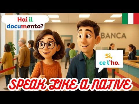 Learn Italian with Story Bank Dialogue Open an Account A1–A2 Beginners