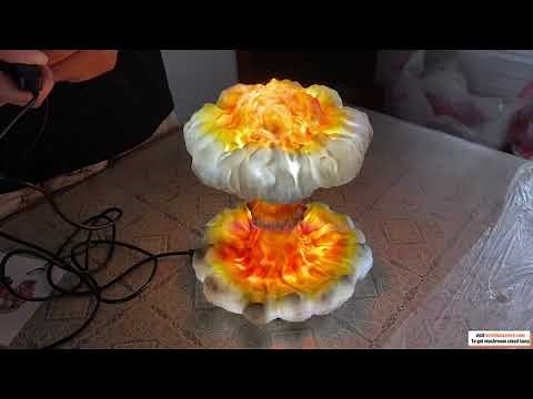 Mushroom Cloud Lamp Unbox and Demo 2021