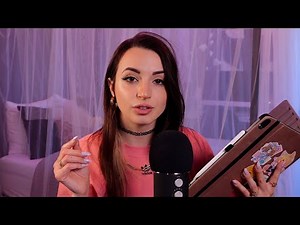 ASMR | Barely Audible, Close Unintelligible Whispering | Page Tapping & Turning