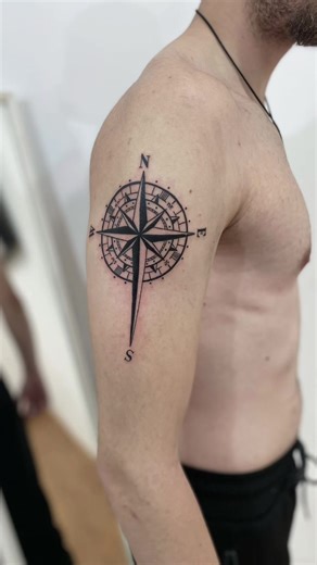 Compass tattoo 🧭✈️⚓️ #tattoo #tatuajes #tattuagi #tattoos #tattooed TikTok