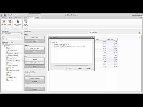 DevExpress Dashboards: Using the Pivot Grid