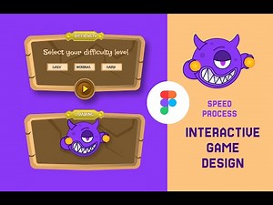 Game UI Design in Figma | Learn How to Design Interactive Game UI in Figma | Speed Process