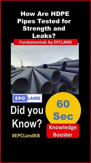 How Are HDPE Pipes Tested for Strength and Leaks?