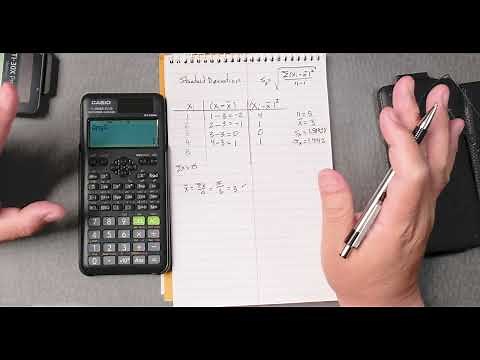 Casio FX 300ES - Standard Deviation