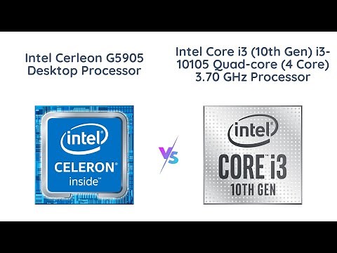 Intel Celeron G5905 vs Core i3 (10th Gen) i3-10105 Processor Comparison
