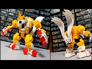 Turning Tails from Sonic into a LEGO Kaiju