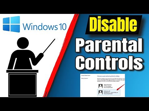 How To Disable Parental Controls On Windows 10