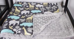 Simple DIY Baby Blanket Sewing Tutorial