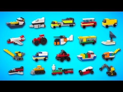 The Evolution of LEGO Mini Vehicles (Speed Build)