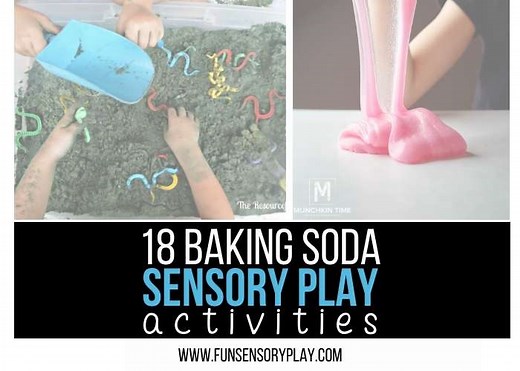 18 Baking Soda Sensory Play Activities