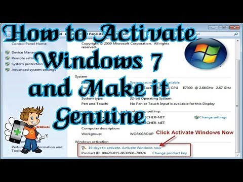 How to make Windows 7 Ultimate Genuine for Free Without any Activator or Loader 100% Working
